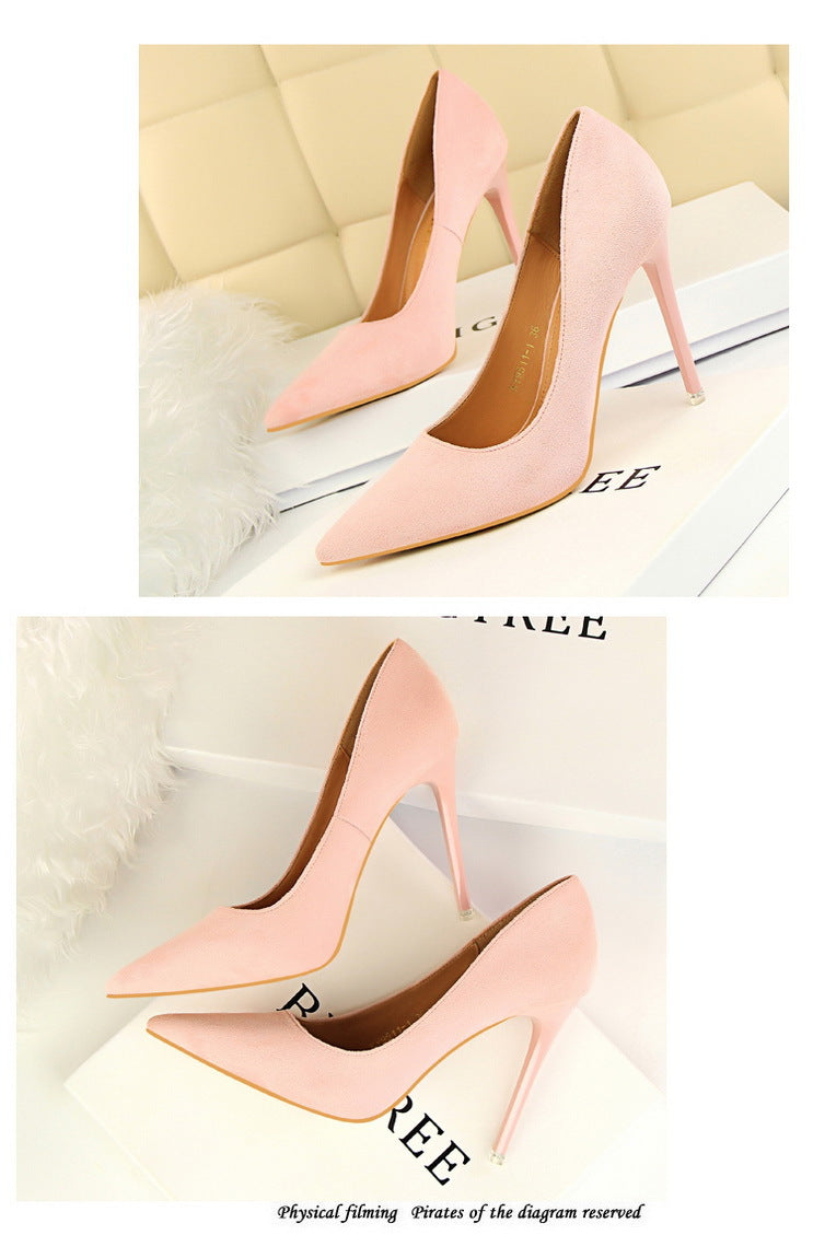 Sapatos de Salto Alto Clássicos BIGTREE para Mulheres, Sapatos de Escritório Sexy, Salto Stiletto, Moda Tamanhos Grandes, Sapatos de Salto Femininos, Cinza Verde