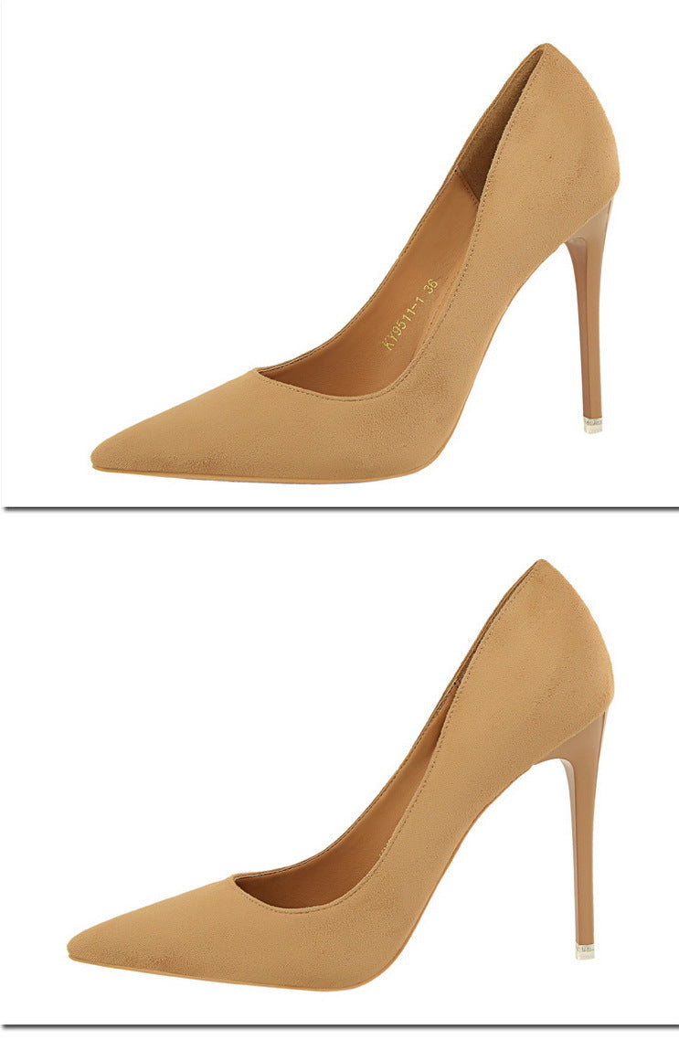 Sapatos de Salto Alto Clássicos BIGTREE para Mulheres, Sapatos de Escritório Sexy, Salto Stiletto, Moda Tamanhos Grandes, Sapatos de Salto Femininos, Cinza Verde