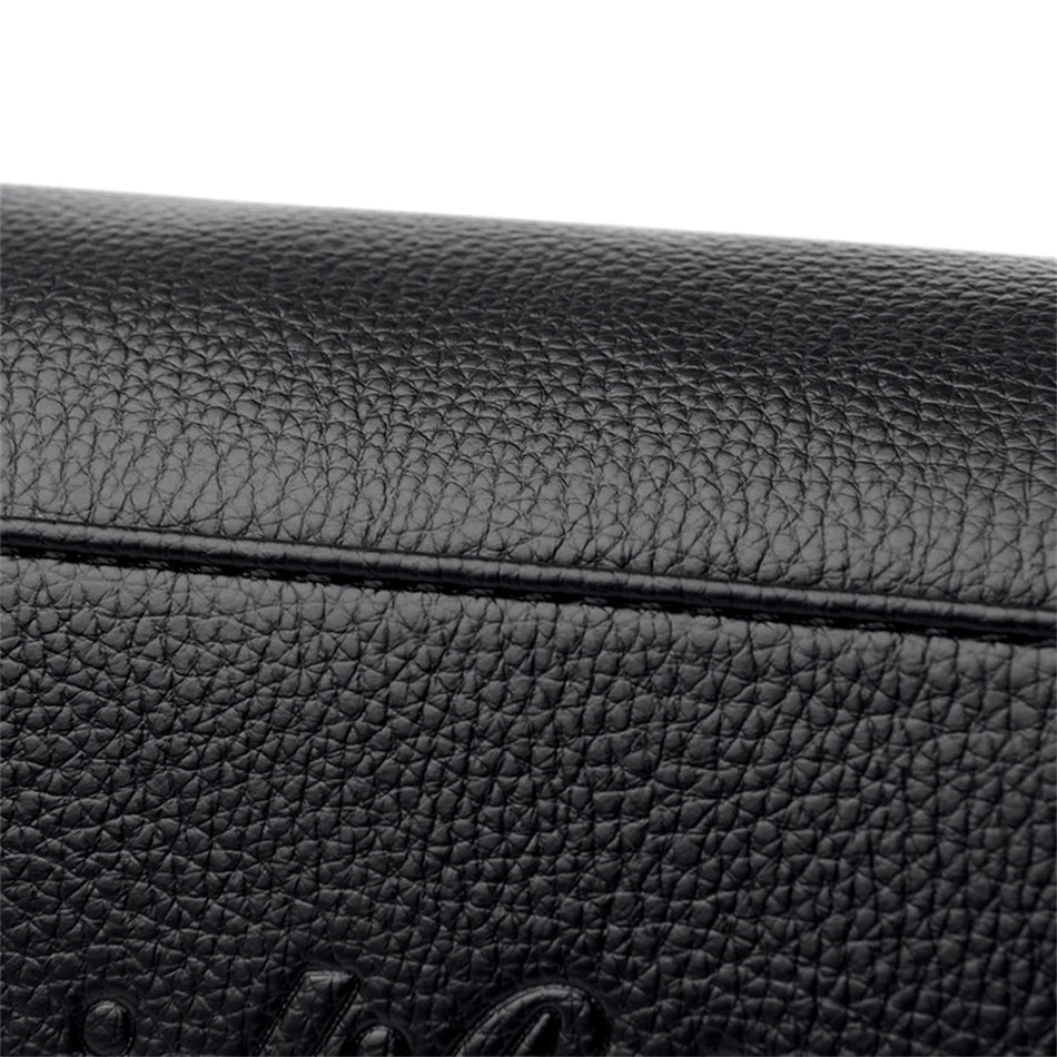 Multi-pocket Handbag Purses Genuine Cowhide Leather Shoulder Bag Luxury Designer Crossbody Messenger Sac Elegant Tote for Women