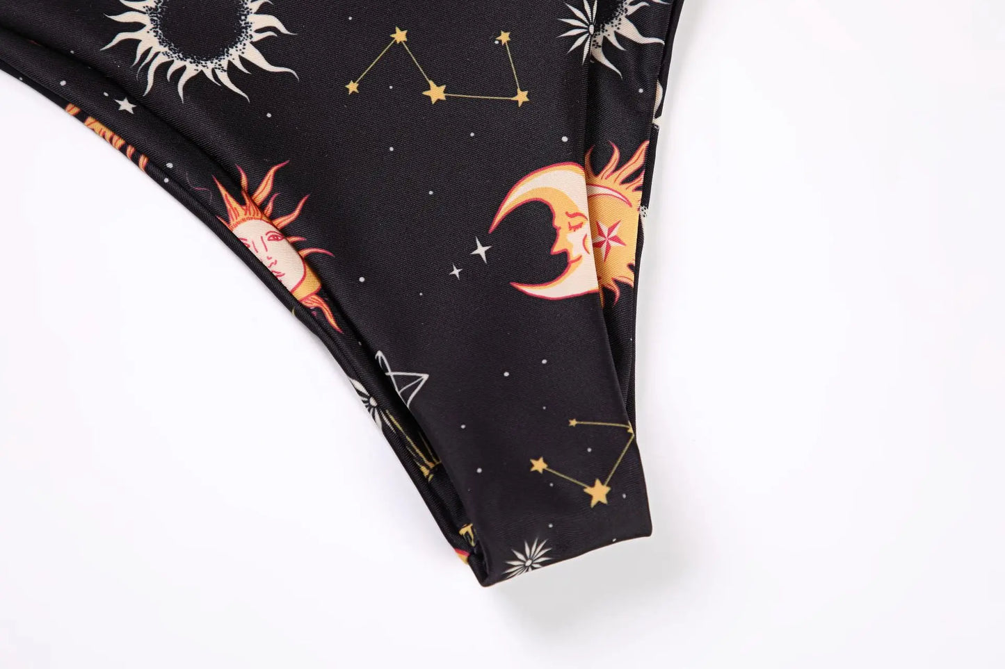 Conjunto de Biquíni Estampado de Girassol - Moda de Praia Sexy para Mulheres 2025 - Biquíni com Push Up e Almofada - Roupas de Banho - Maiô - Biquíni