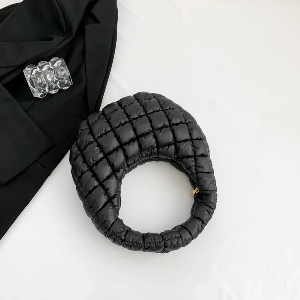 Fashion Quilted Shoulder Bags for Women Handbag Mini Cloud Pleated Bags Puffer Dumpling Bag Girl Luxury Tote Bags Top Handle Bag