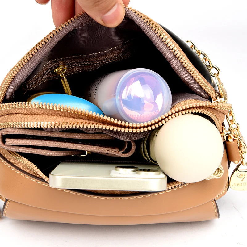 Luxury Women Handbags and Purses Casual Style Designer Crossbody Bags High Quality Leather Shoulder Messenger Bag 2025 Small Sac