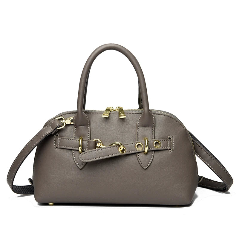 High Quality Leather Tote Bag Fashion Women Shoulder Messenger Bags Luxury Large Capacity Wear-resistant Handbag Female Sac