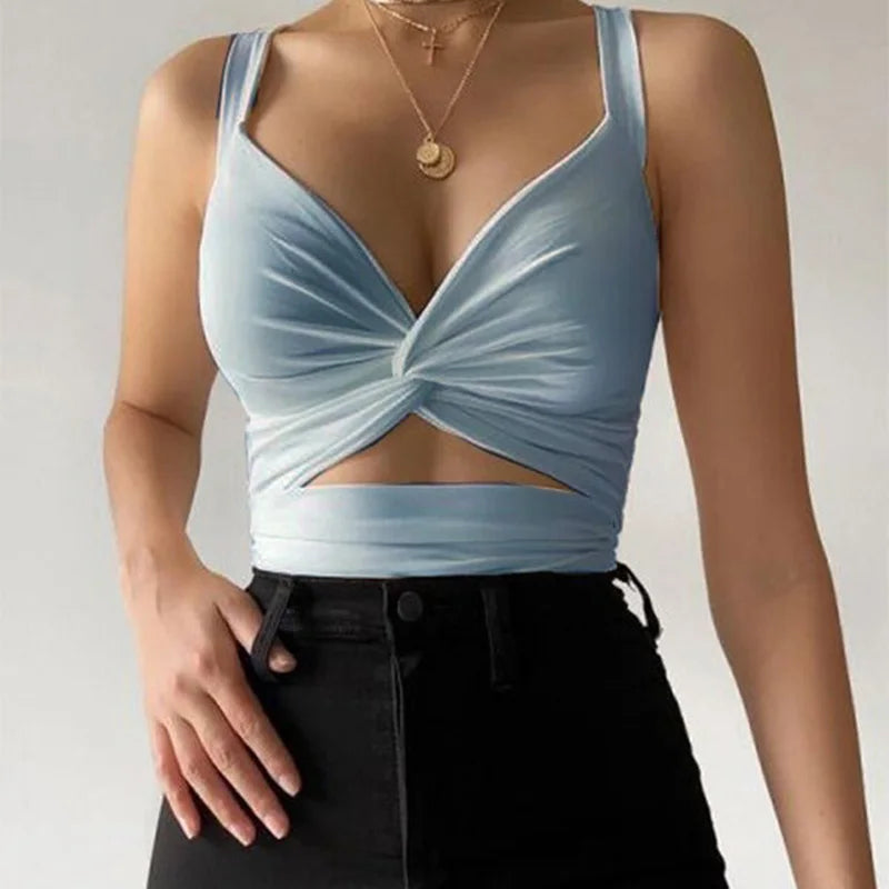 Top Crop Sem Mangas Sexy 2025 para Mulheres, Regata Casual, Tubo Feminino, Preto e Branco