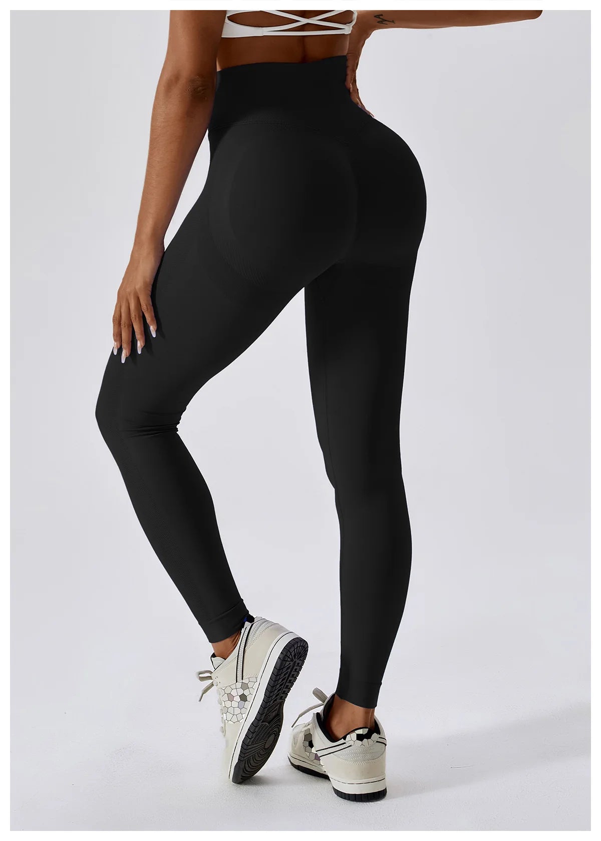 Leggings de Yoga para Mulheres Fitness, Corrida, Cintura Alta, Calças Slim, Levanta o Bumbum, Legging de Esporte com Roupas de Ginástica, Jogging, Treino Feminino
