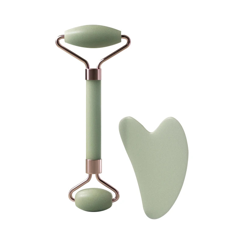 Rolo para rosto, pescoço, olhos, instrumento de massagem facial de resina, cuidados com a saúde, placa de raspagem muscular, ferramentas de beleza e cuidados com a pele.