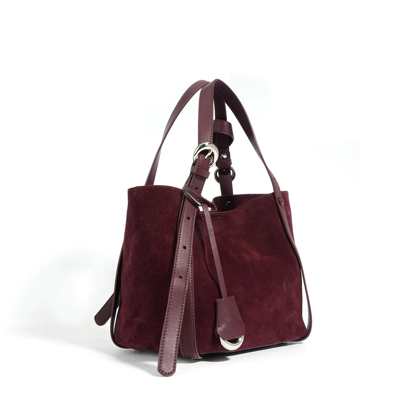 Genuine Leather Tote Bag Large Capacity Vegetable Basket Bucket Bag Luxury Designer Shoulder Bag For Women