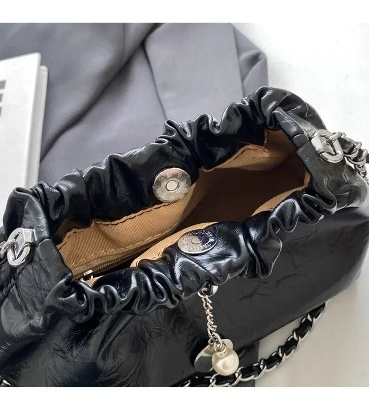 Women Y2K Millennium Bag  New High Sense Shoulder Bags Summer Chain Bag Fashion Bucket Bag Messenger Bags Purses Handbags 2024