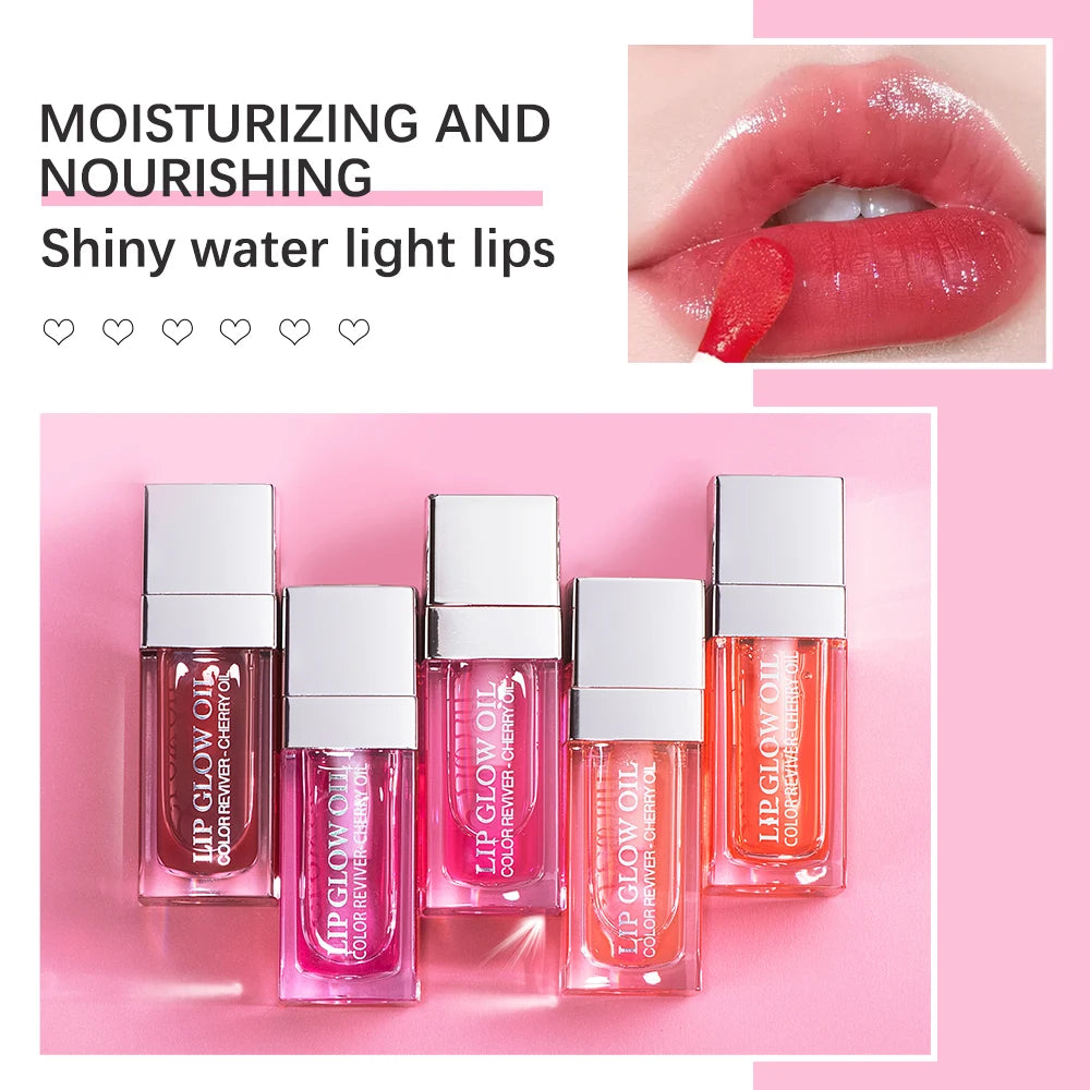 Balm Labial Hidratante Óleo Labial Original Cuidados com os Lábios Benetitnt para Lábios Aumento Esfoliante Brilho Oleoso Aumentador Rosa