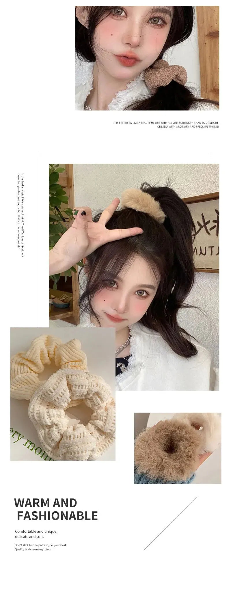 Conjunto de 7/21 peças de presilhas de cabelo para mulheres - Conjunto de elásticos de cabelo macios sólidos para meninas, suportes de coque, bandas de borracha, amarras de cabelo, acessórios para cabelo