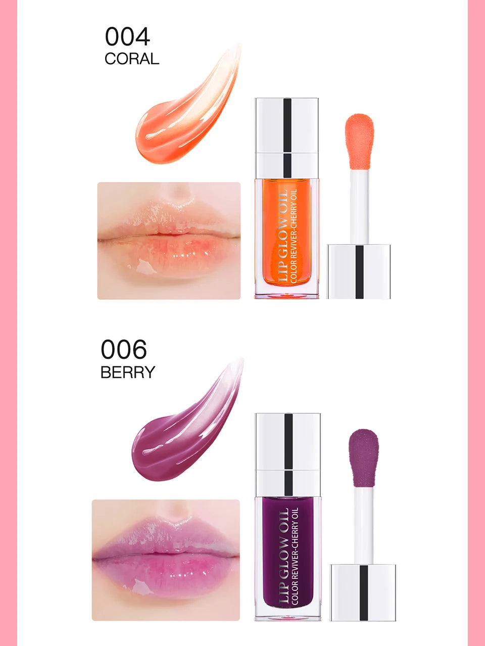 Balm Labial Hidratante Óleo Labial Original Cuidados com os Lábios Benetitnt para Lábios Aumento Esfoliante Brilho Oleoso Aumentador Rosa