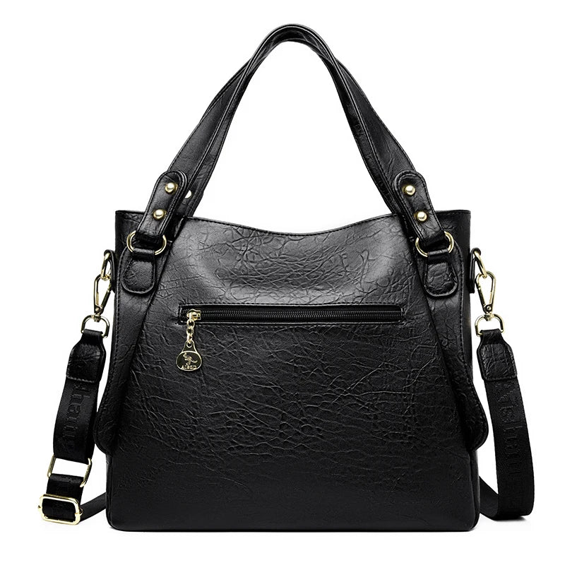 Genuine Brand Soft Leather Top-handle Bags Female Handbags Women Shoulder Crossbody Tote Messanger Bag Large Capacity Sac A Main