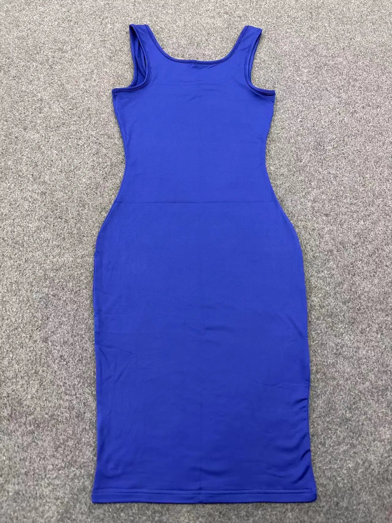 Vestido de Verão Sexy com Alças da AliExpress, Vestido Midi Sem Mangas Plus Size para Mulheres da Europa e América