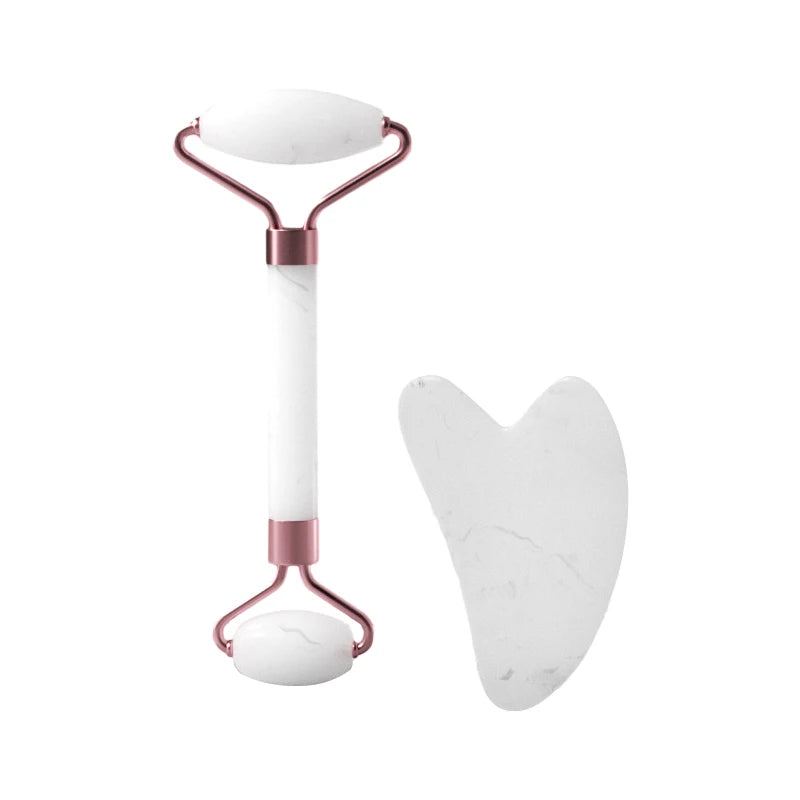 Rolo para rosto, pescoço, olhos, instrumento de massagem facial de resina, cuidados com a saúde, placa de raspagem muscular, ferramentas de beleza e cuidados com a pele.