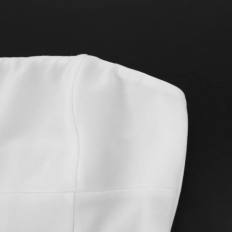 Vestido A-Line Sexy para Mulheres, Novo, Sólido, Sem Mangas, Ombros à Mostra, Vestidos Justos, Moda Elegante para Festa e Balada