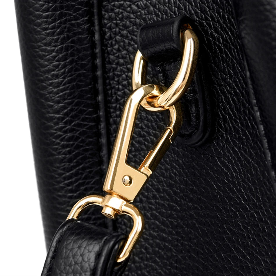 Bolsas de Couro de Grande Capacidade Shopper - Marca Messenger Totes
