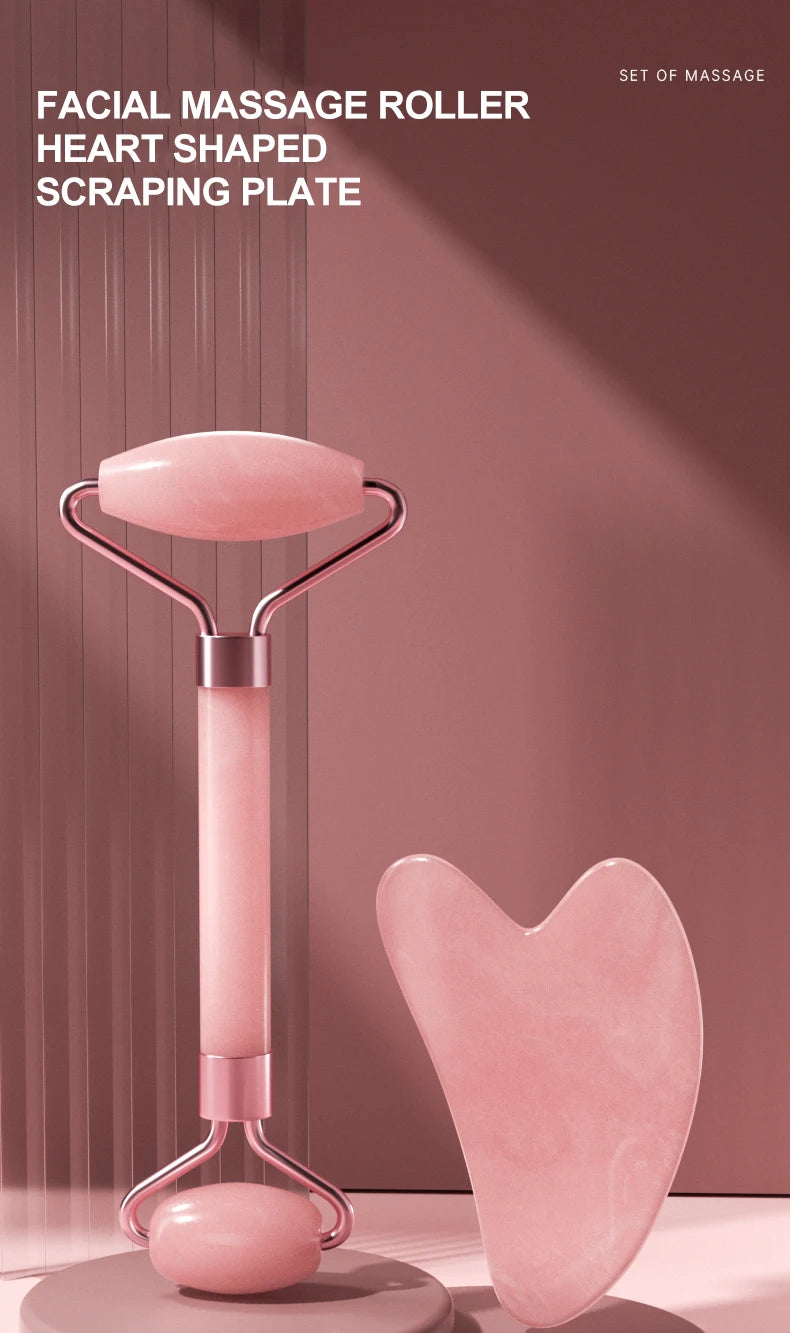 Rolo para rosto, pescoço, olhos, instrumento de massagem facial de resina, cuidados com a saúde, placa de raspagem muscular, ferramentas de beleza e cuidados com a pele.