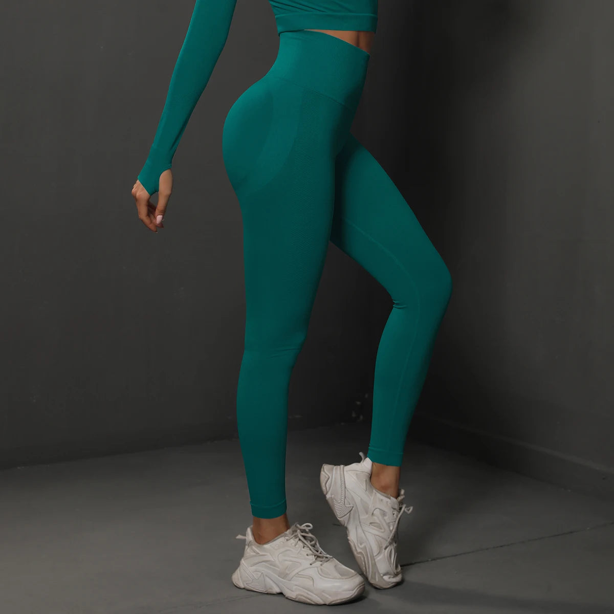 Leggings de Ginástica Sem Costura para Mulheres, Calças de Yoga Sexy, Leggings de Cintura Alta para Levantar o Bumbum, Roupas Esportivas Femininas, Vestuário de Fitness