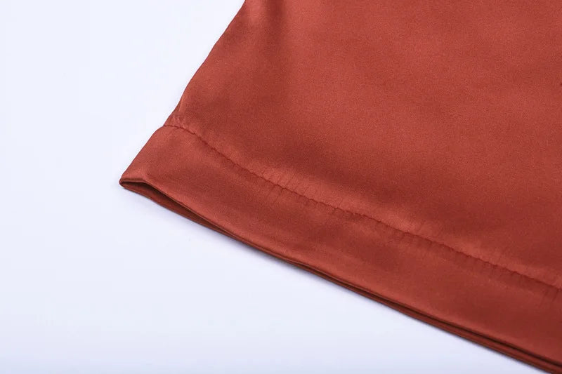 Vestido Midi Longo de Renda Cetim Neon Rosa Claro com Amarração nas Costas, Elegante, Sexy para Festas e Clubes, Roupas de Jantar de Verão 2022