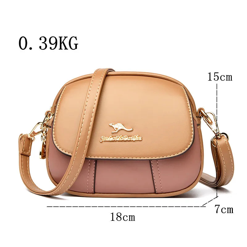 Luxury Women Handbags and Purses Casual Style Designer Crossbody Bags High Quality Leather Shoulder Messenger Bag 2025 Small Sac