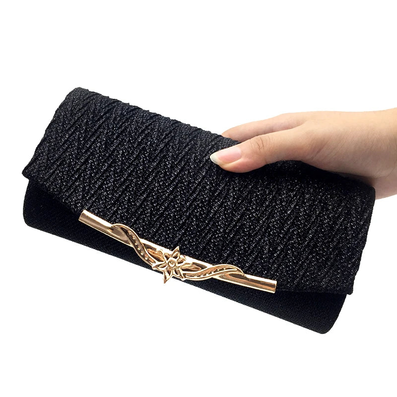 Fashion Women Evening Bag Brand Party Banquet Glitter Bag For Ladies Wedding Clutches Handbag Shoulder Bag Chain Bolsas Mujer