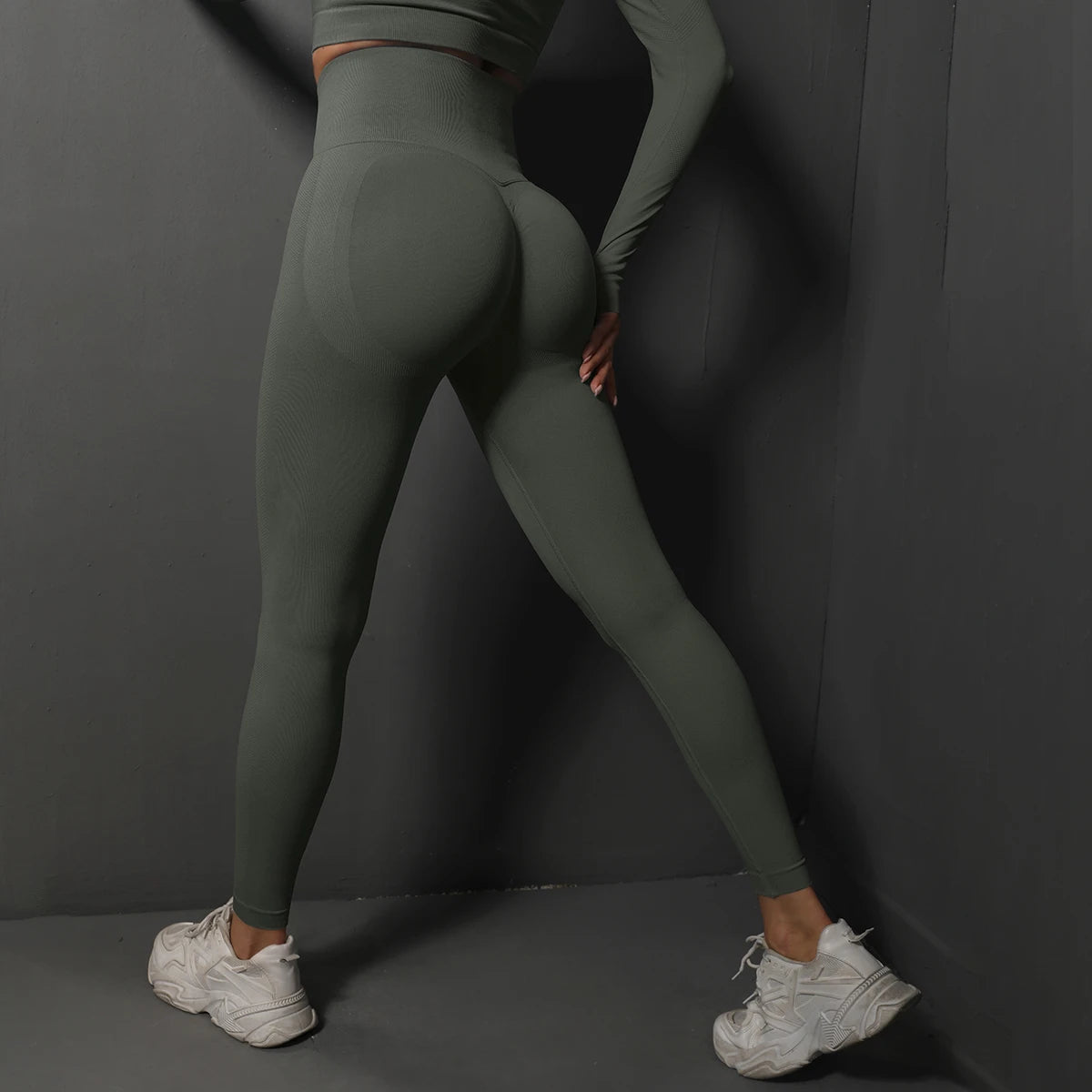 Leggings de Ginástica Sem Costura para Mulheres, Calças de Yoga Sexy, Leggings de Cintura Alta para Levantar o Bumbum, Roupas Esportivas Femininas, Vestuário de Fitness