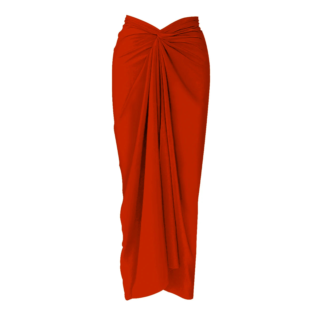 Maiô em 2 peças com decote em V profundo e saia longa, roupas de banho femininas sexy, biquíni brilhante, maiô estampado, moda de praia