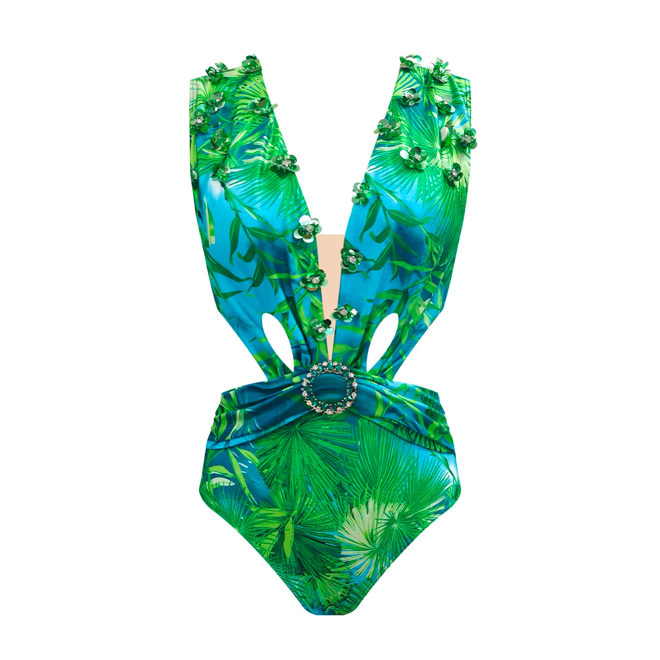 Maiô Elegante 2024 para Mulheres com Saia, Alto da Cintura, Roupas de Banho com Saia, Vestido Estampado Fashion, Praia