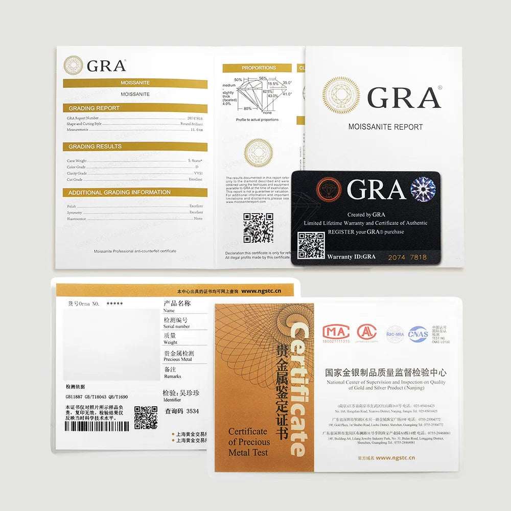 Brincos de Moissanite em Corte Oval com Estilo S925 Prata Banho de Ouro 18K para Mulheres, Brincos Solitário, Presente de Casamento, Joia com Certificado