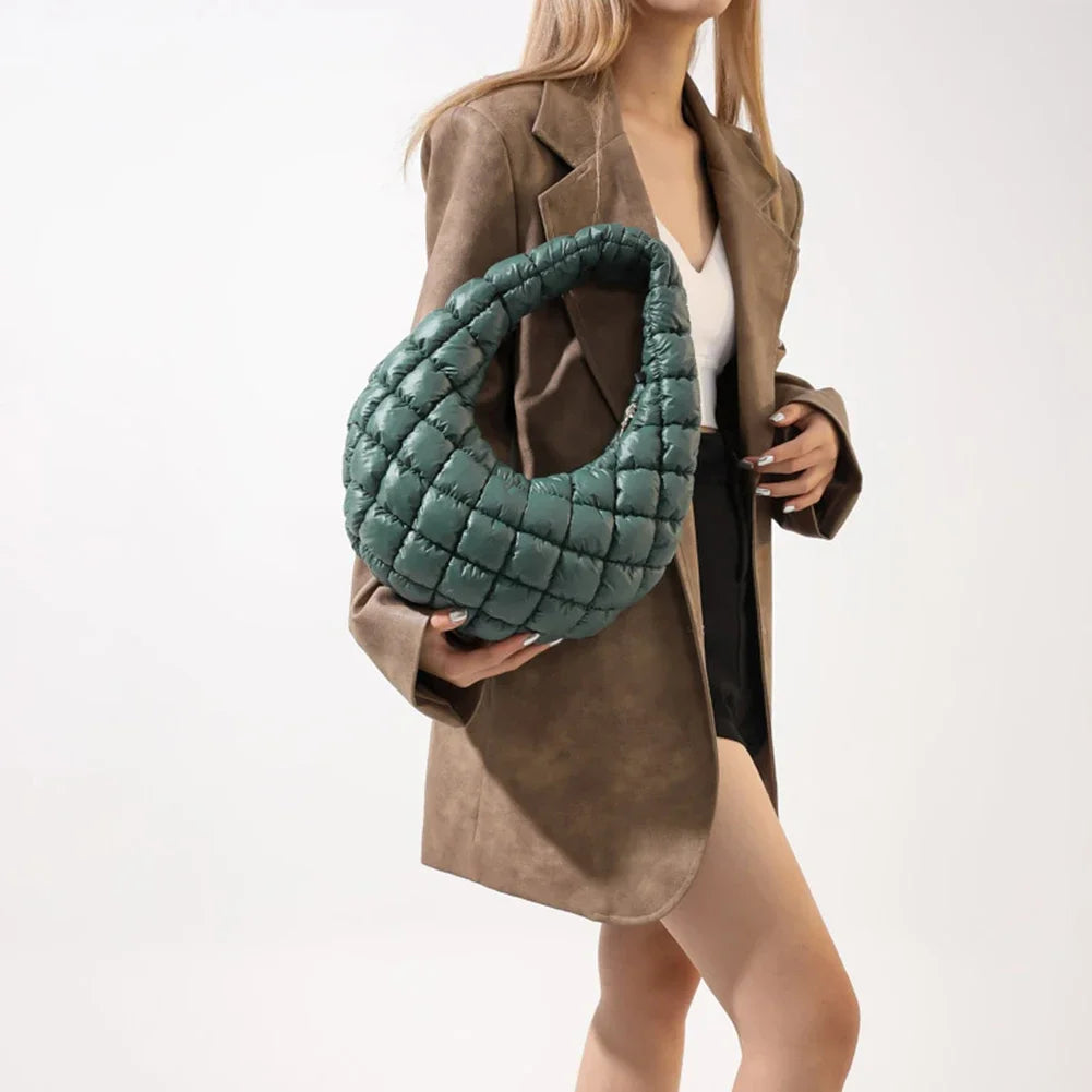 Fashion Quilted Shoulder Bags for Women Handbag Mini Cloud Pleated Bags Puffer Dumpling Bag Girl Luxury Tote Bags Top Handle Bag