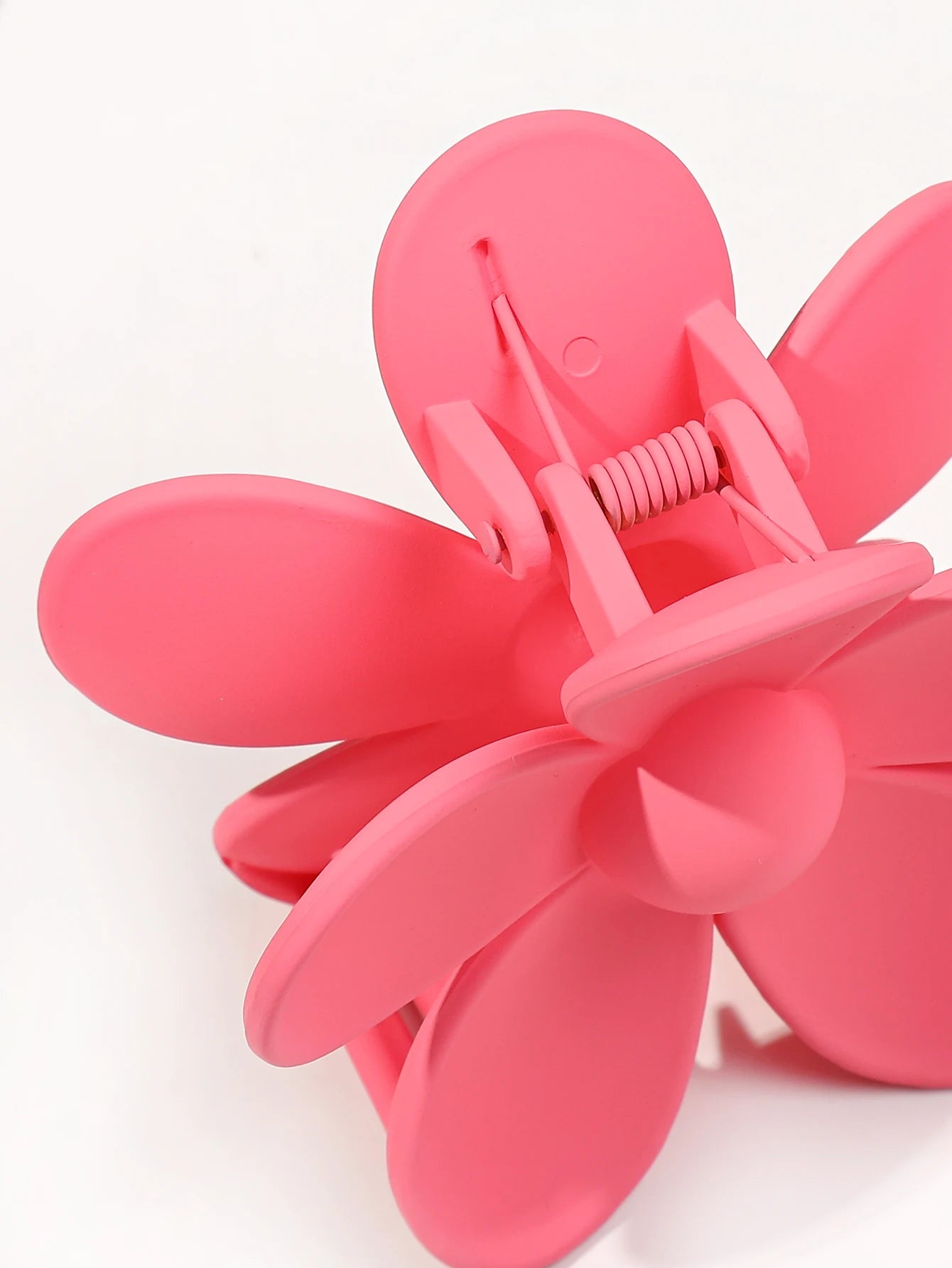 4 Peças de Grampos de Cabelo em Flor Rosa de 3 Polegadas, Grampos de Cabelo Grandes para Mulheres com Cabelo Fino, Grosso ou Cacheado, Grampos de Mandíbula com Forte Fixação dos Anos 90