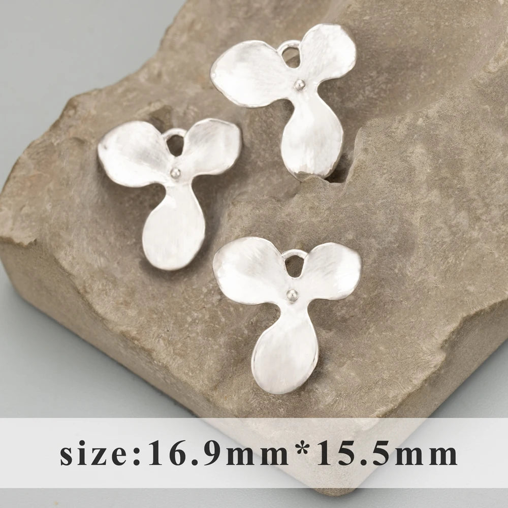 GUFEATHER MD66, acessórios de joalheria, banhado a ródio de ouro 18k, cobre, formato de folha, fabricação de joias, encantos, pingentes DIY, 6pcs/lote