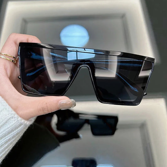 Óculos de Sol Vintage Fashion Square para Mulheres e Homens, Marca Designer, Retro, Lentes Espelhadas, Óculos de Sol Femininos e Masculinos, Ao Ar Livre