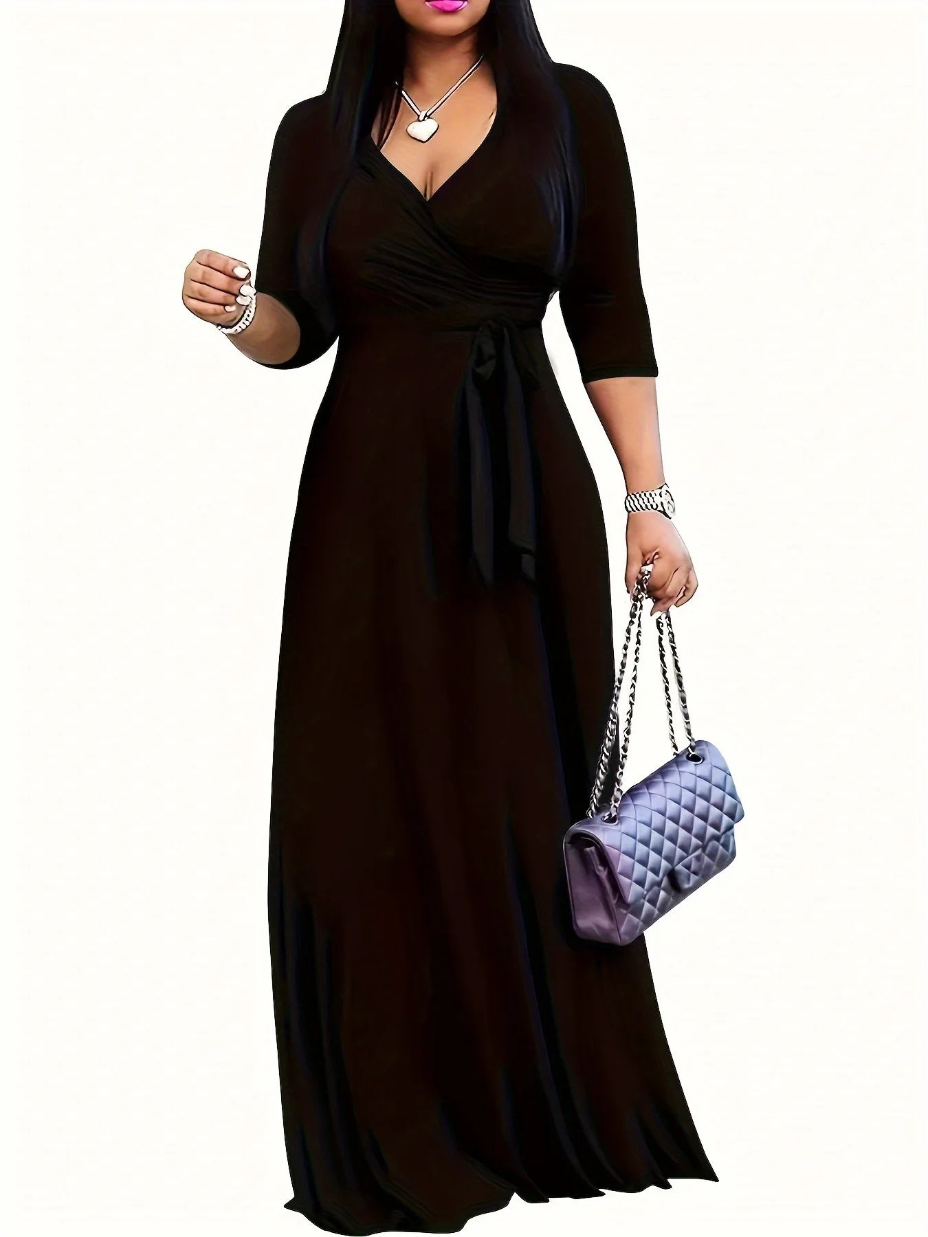 Vestido de Impressão de Moda Feminina para Mulheres, Casual, Sexy, Decote V Profundo, com Amarração, Vestidos Soltos Robe Femme, Roupas de Verão para Mulheres