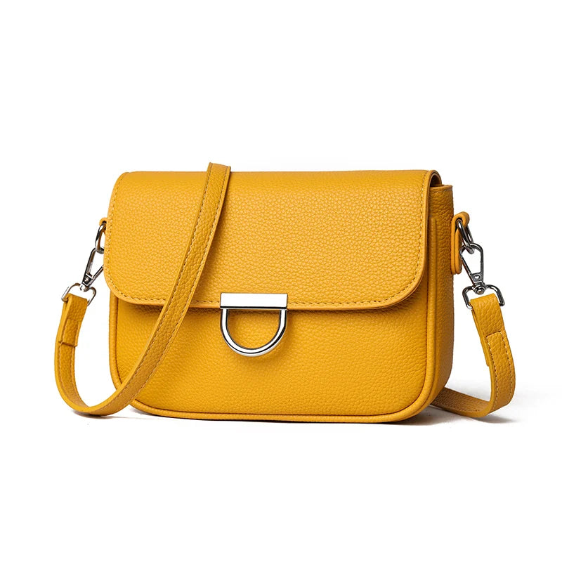 100% Genuine Leather Handbag 2025 Fashion Solid Color Female Shoulder Crossbody Bag Women bags Designer Cowhide Ladies Tote Bags