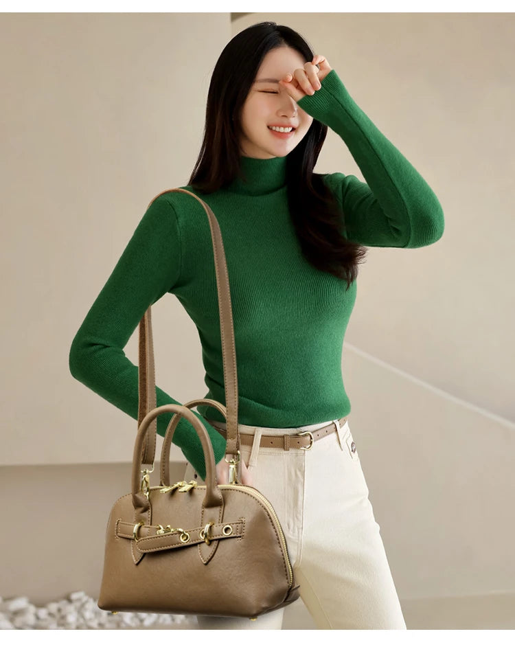 High Quality Leather Tote Bag Fashion Women Shoulder Messenger Bags Luxury Large Capacity Wear-resistant Handbag Female Sac