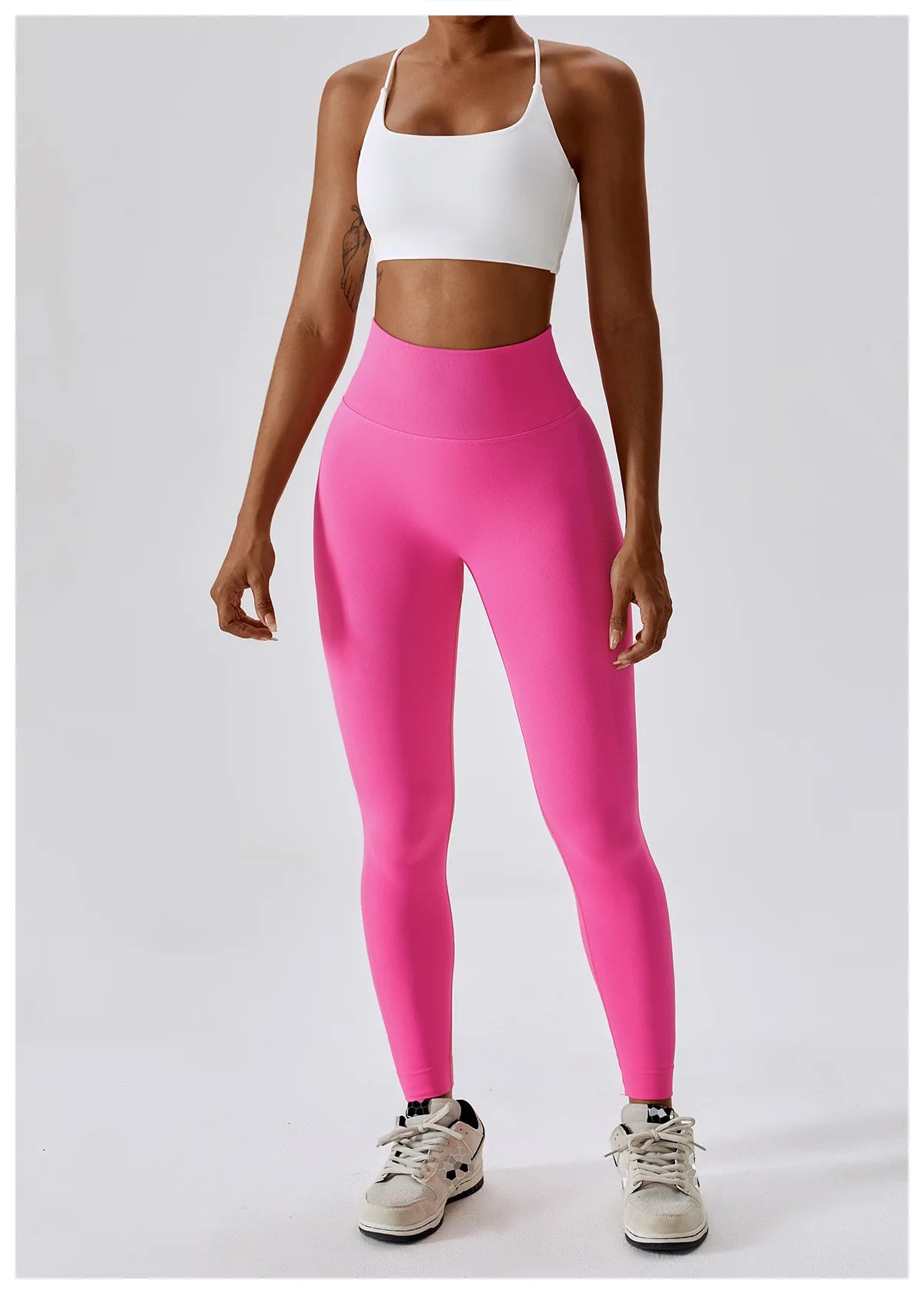 Leggings de Yoga para Mulheres Fitness, Corrida, Cintura Alta, Calças Slim, Levanta o Bumbum, Legging de Esporte com Roupas de Ginástica, Jogging, Treino Feminino