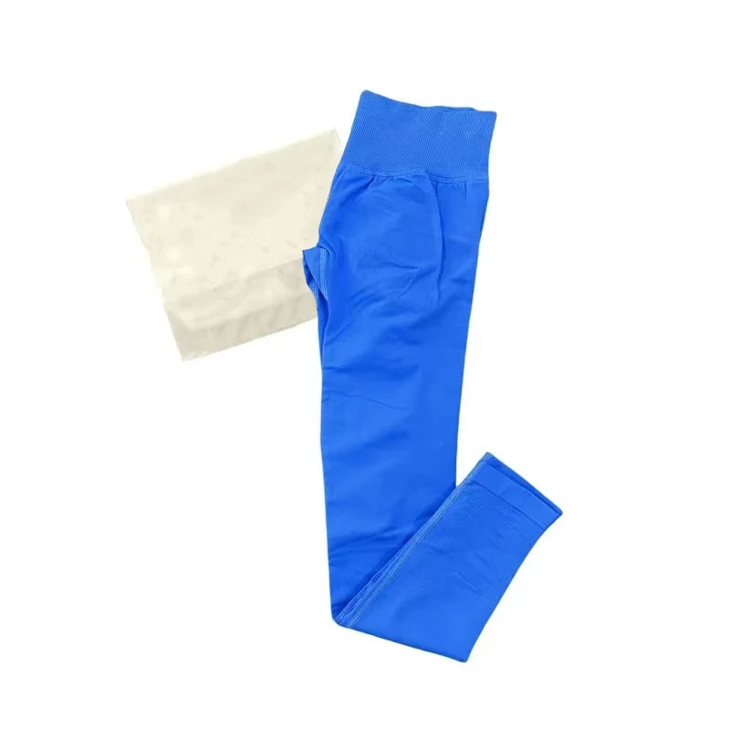 Leggings de Ioga Sem Costura para Mulheres Impact-Impact com Logo Branco, Leggings de Ginástica com Efeito de Levantamento de Bumbum, Leggings de Alta Elasticidade para Fitness