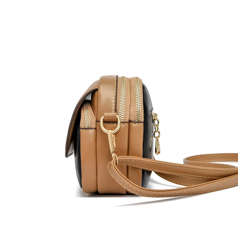 Luxury Women Handbags and Purses Casual Style Designer Crossbody Bags High Quality Leather Shoulder Messenger Bag 2025 Small Sac