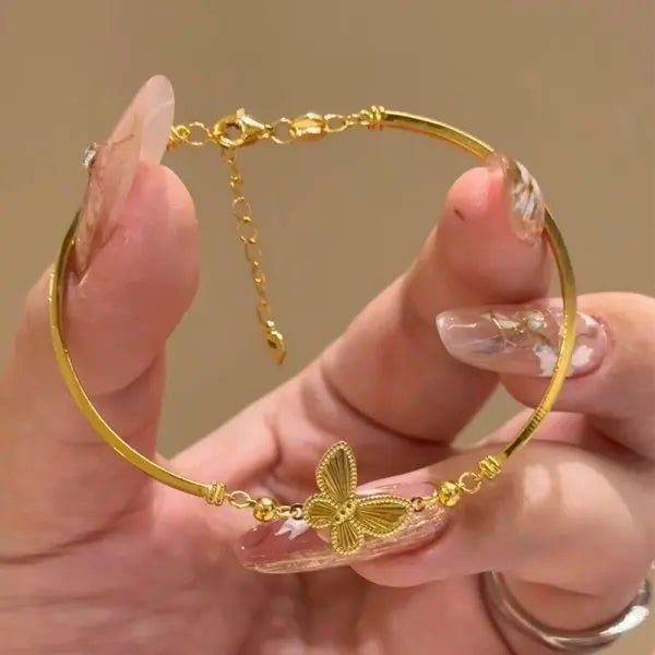 Pulseira de Pérola da Lua Coreana Romântica para Mulheres, Elegante e Exquisita, com Encanto de Estrela e Coração, Braceletes de Cadeia para o Natal.