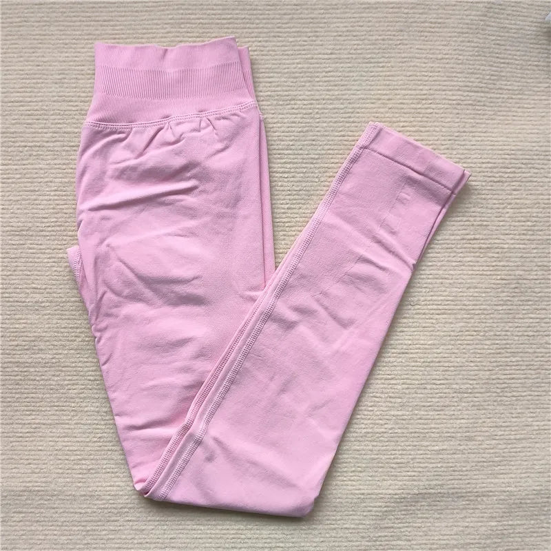 Leggings de Yoga Sem Costura YEAE para Mulheres, Calças de Fitness Atléticas para Levantamento de Bumbum, Leggings de Compressão para Academia, Roupa Ativa para Treinos.