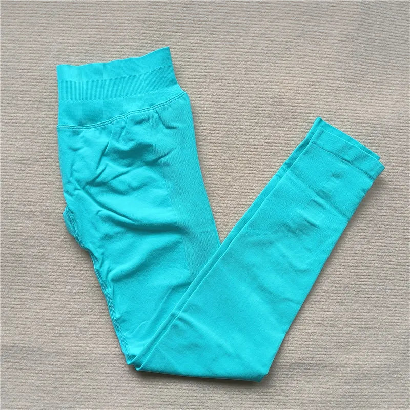 Leggings de Yoga Sem Costura YEAE para Mulheres, Calças de Fitness Atléticas para Levantamento de Bumbum, Leggings de Compressão para Academia, Roupa Ativa para Treinos.