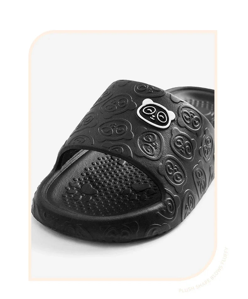 Chinelo de Plataforma Chunky com Solado Macio Eva para Mulheres 2024 Verão, Sandálias de Praia com Solado Grosso, Chinelos de Couro Antiderrapantes para Uso Externo