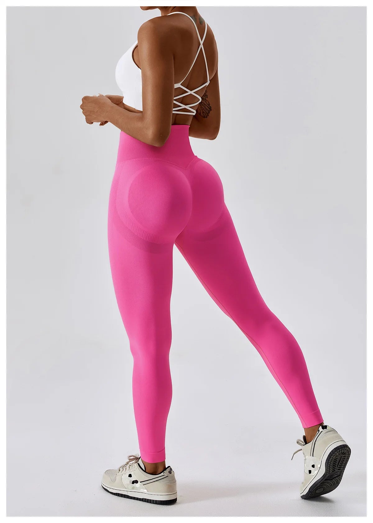 Leggings de Yoga para Mulheres Fitness, Corrida, Cintura Alta, Calças Slim, Levanta o Bumbum, Legging de Esporte com Roupas de Ginástica, Jogging, Treino Feminino