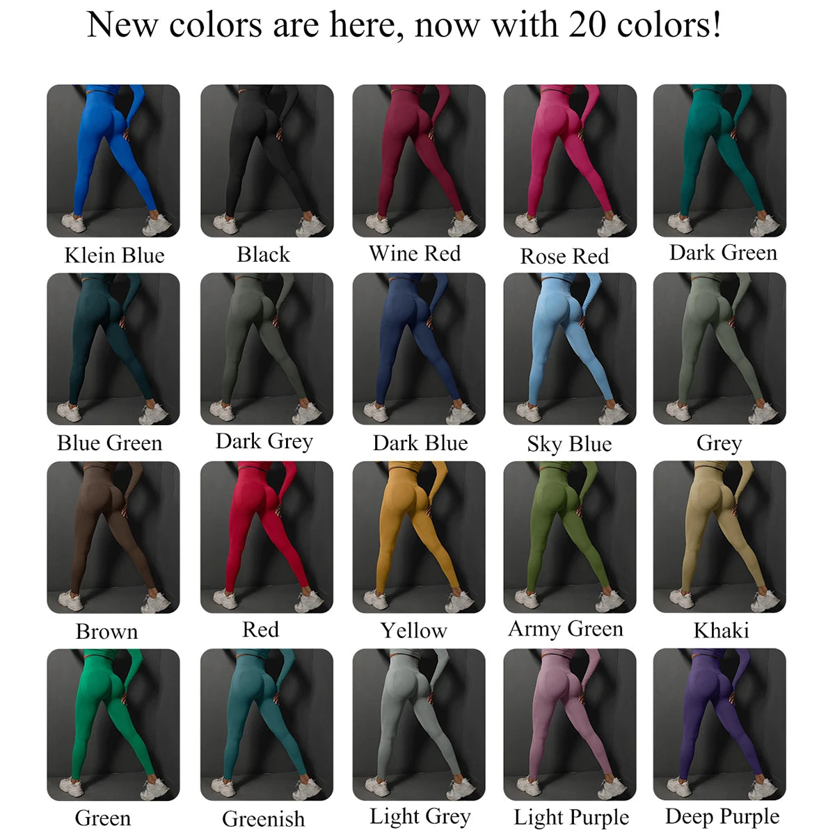 Leggings de Ginástica Sem Costura para Mulheres, Calças de Yoga Sexy, Leggings de Cintura Alta para Levantar o Bumbum, Roupas Esportivas Femininas, Vestuário de Fitness