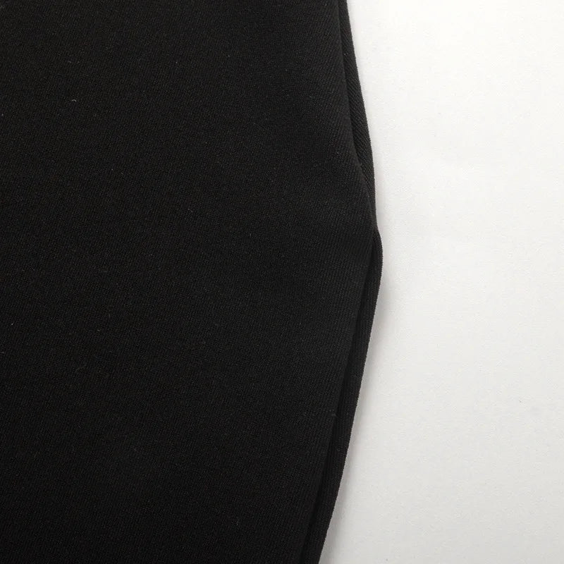 Vestido Preto Sexy de Verão para Mulheres Moda de Rua Sem Mangas Costas Expostas Liso com Alças Finas Justo Casual Roupas de Festa Elegantes