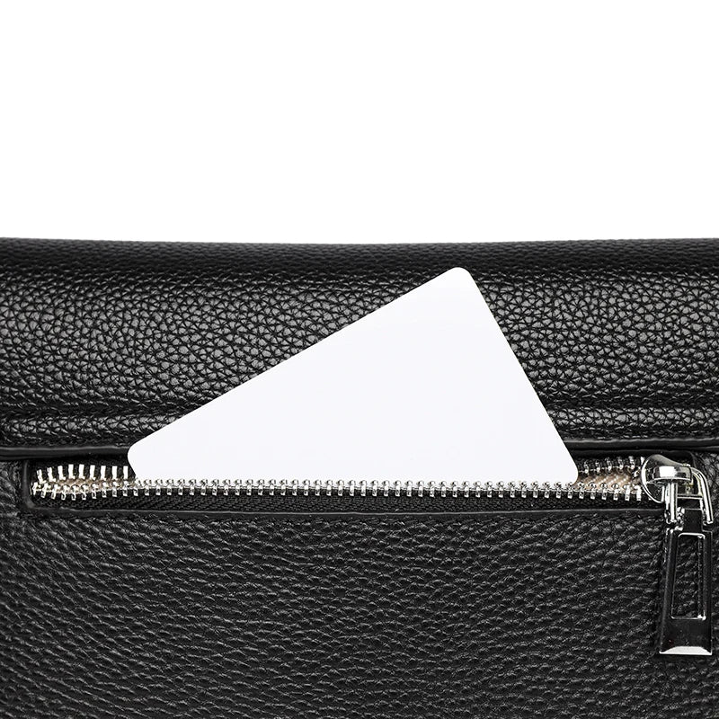 100% Genuine Leather Handbag 2025 Fashion Solid Color Female Shoulder Crossbody Bag Women bags Designer Cowhide Ladies Tote Bags