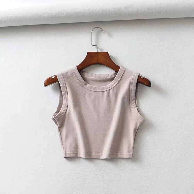 blusas cropped brancas vintage de verão para mulheres, top sexy em estilo punk biker preto, top cropped sem mangas feminino de streetwear coreano