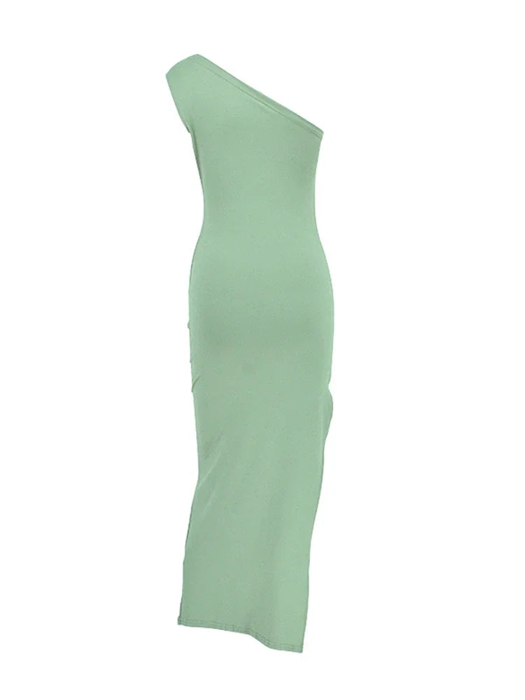 Vestido Maxi Feminino Preto de Verão, Moda Sexy, Fenda, Sem Mangas, Costas Nuas, Slimle Casual Club Elegant Lady Party Dress