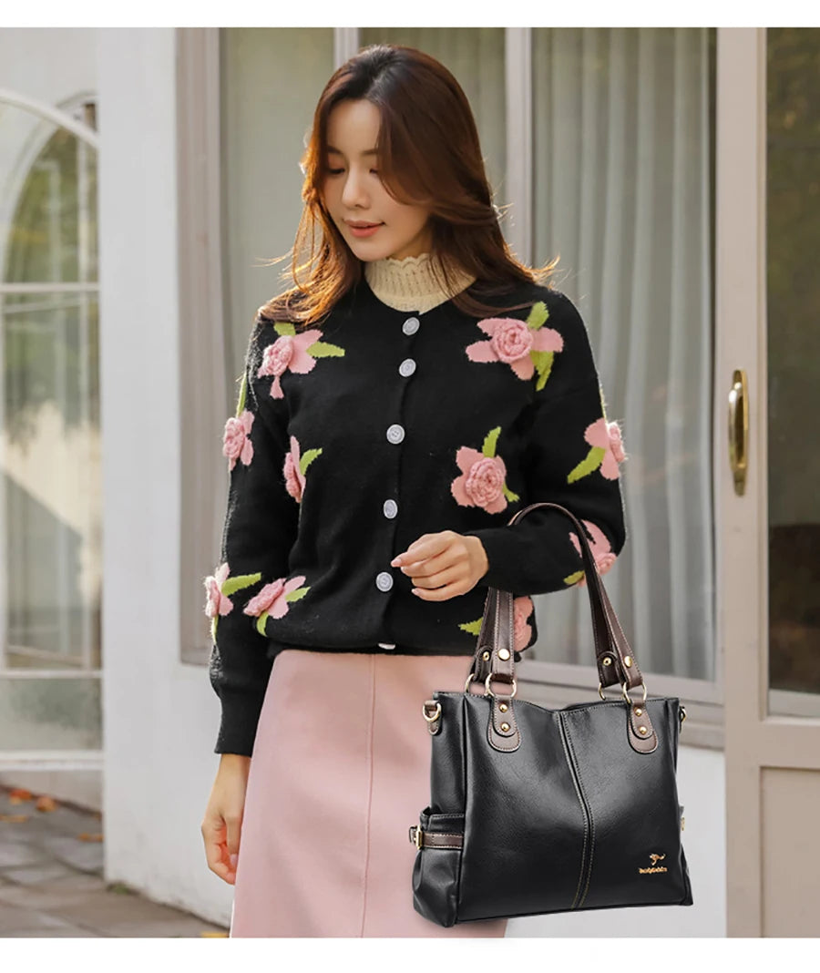 Soft Leather Crossbody Bags for Women 2022 Luxury Handbags Women Bags Designer Female Casual Hand Shoulder Bag bolsos de mujer